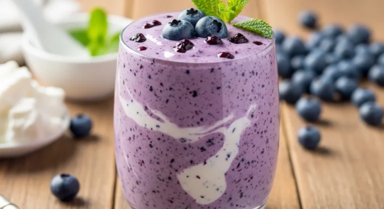 Blueberry Greek Yogurt Protein Shake