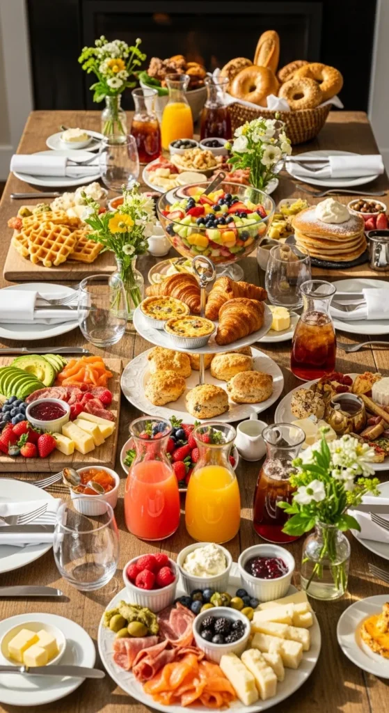Brunch Spread Table Ideas