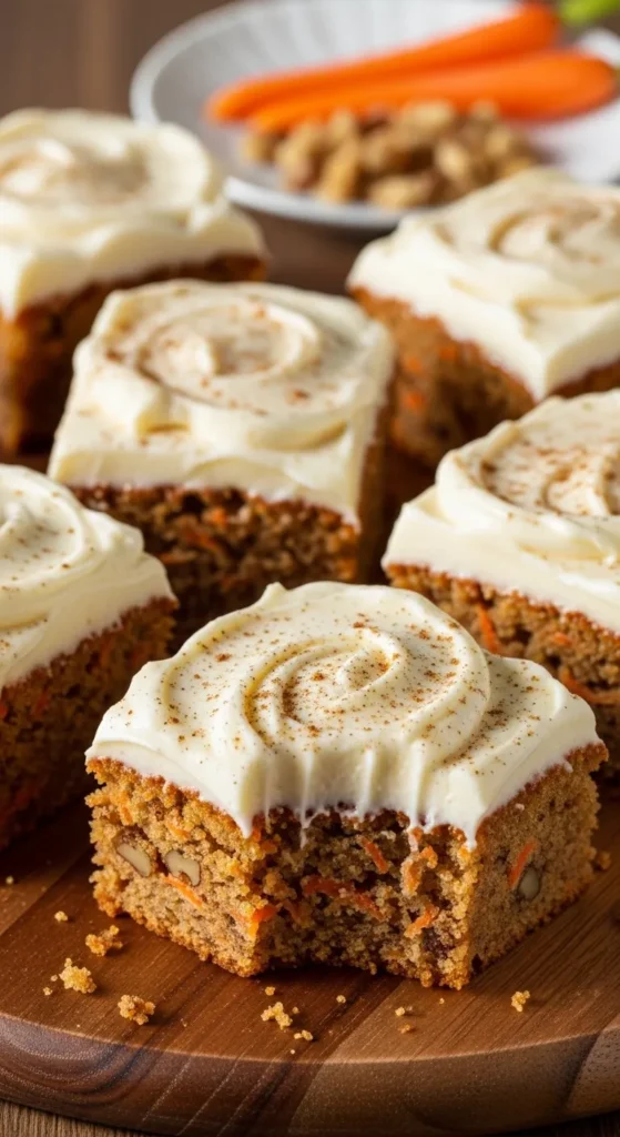 Carrot Cake Bars With Cream Cheese Frosting Recipe