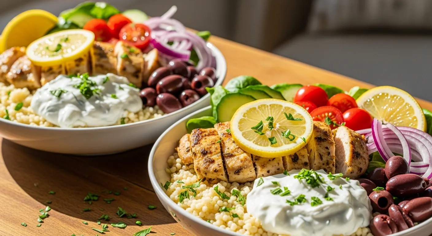 Chicken Tzatziki Bowls
