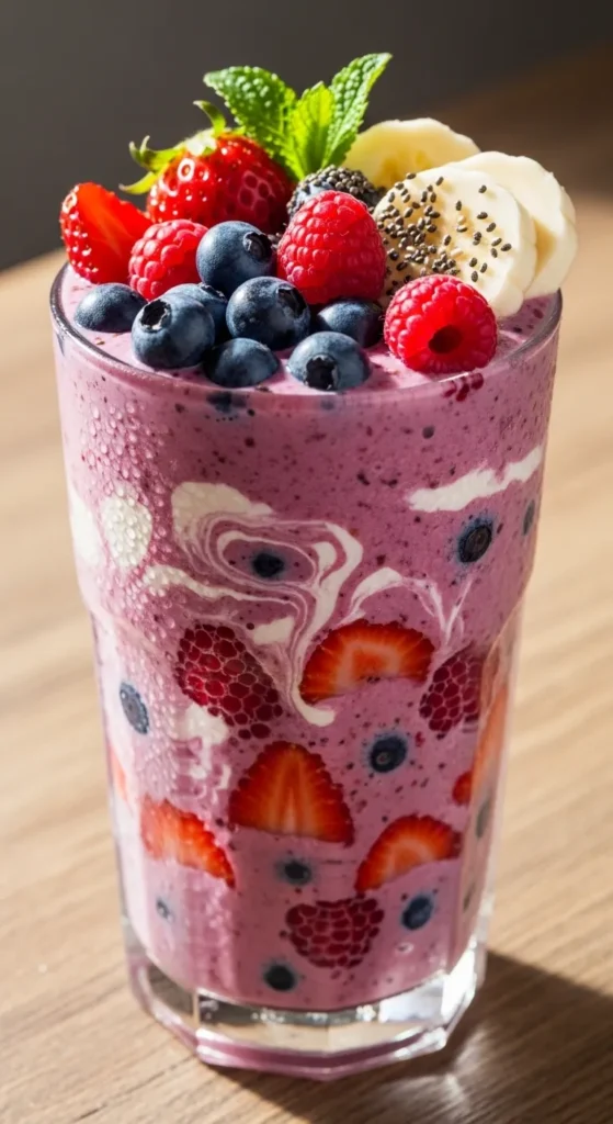 Delicious Berry Banana Protein Blast