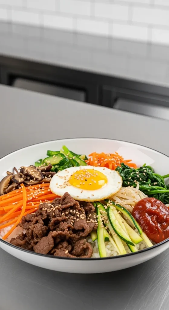 Easy Korean Bibimbap