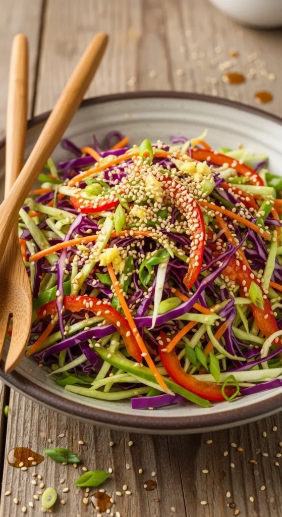 Ginger Sesame Cabbage