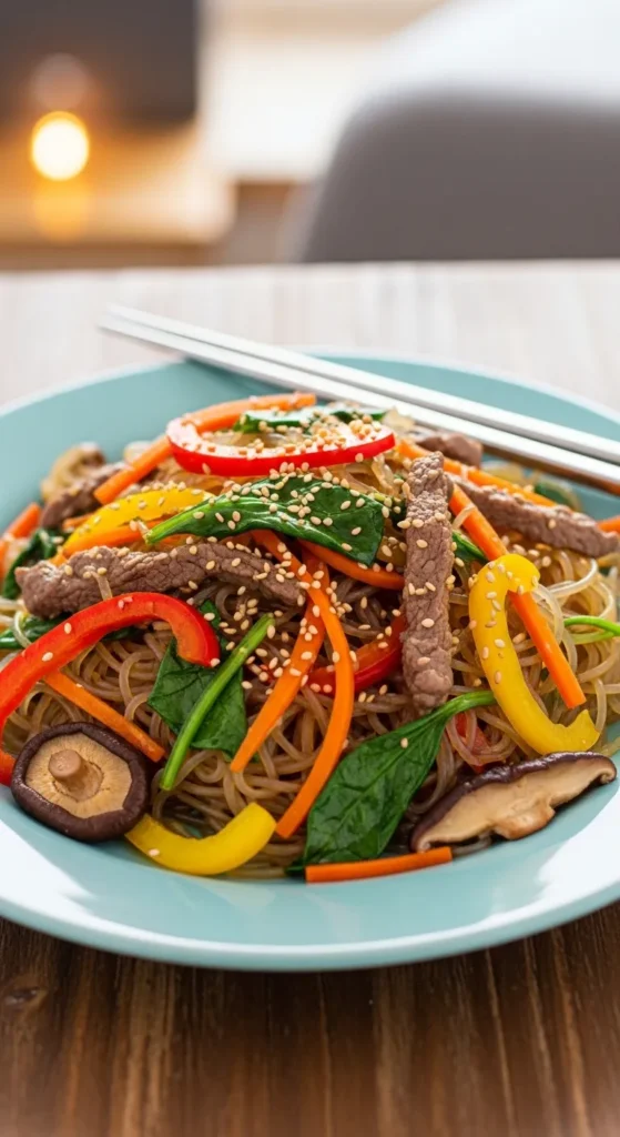 Homemade Korean Japchae Made Easy Recipe