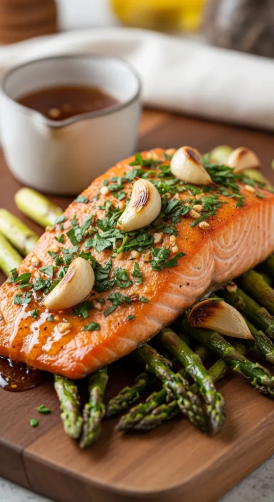 Honey Garlic Butter Baked Salmon Recipe