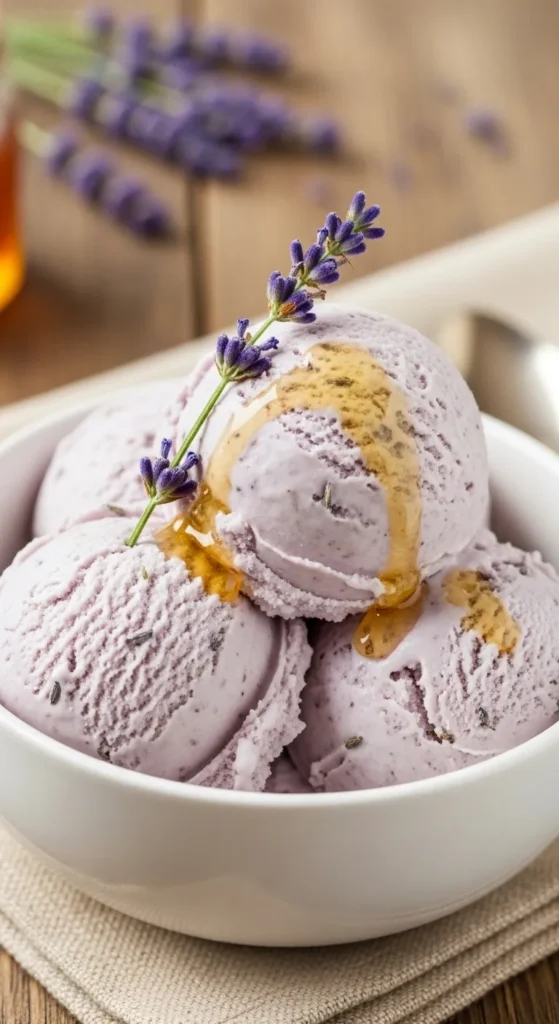 Honey Lavender Ice Cream Recipe