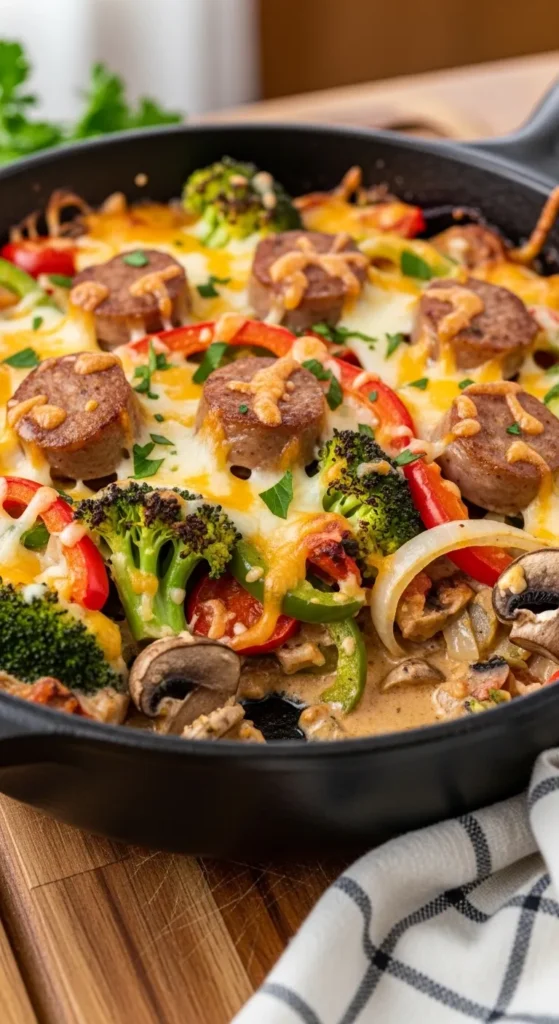 Keto Sausage Casserole