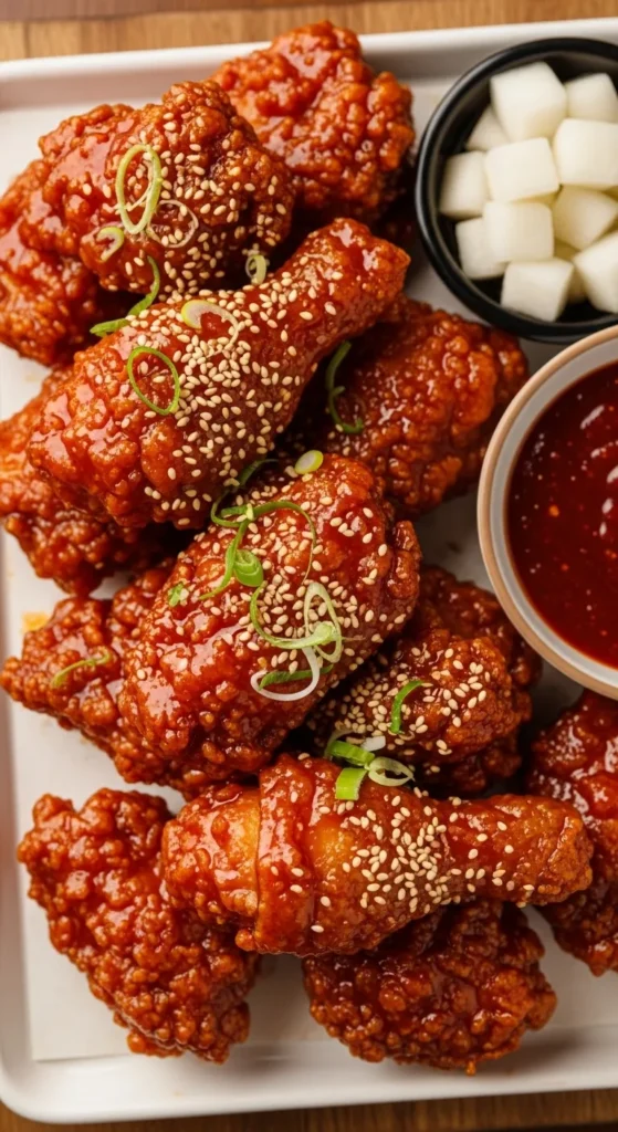 Korean Fried Chicken - Crispy, Sticky, and Packed With Flavor