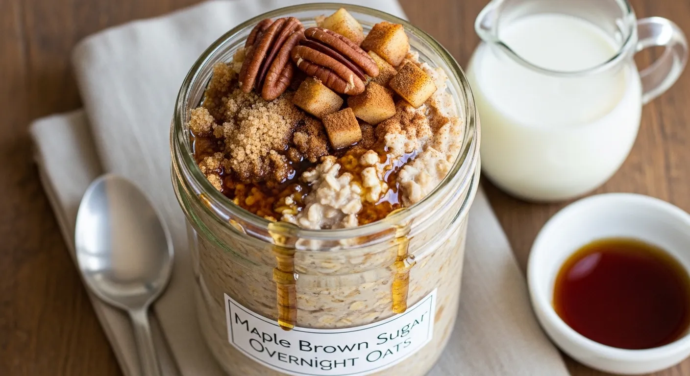 Maple Brown Sugar Overnight Oats Pure Morning Bliss