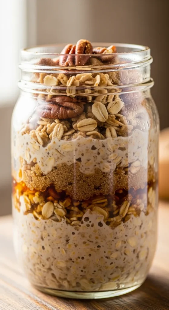 Maple Brown Sugar Overnight Oats Recipe