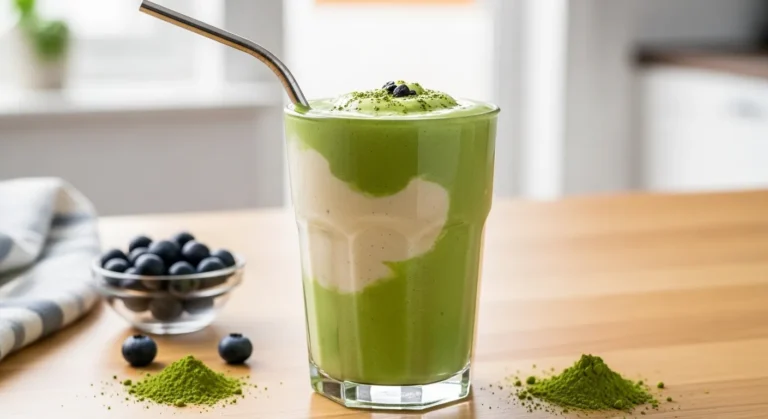 Matcha Vanilla Protein Smoothie Recipe