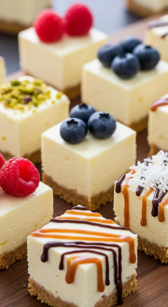 No Bake Cheesecake Bites