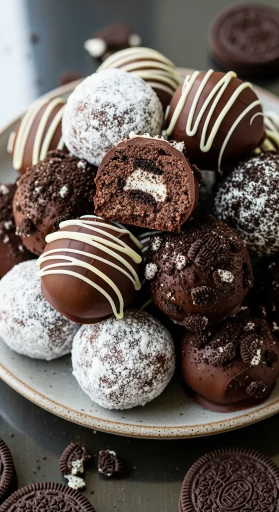 No Bake Oreo Truffles