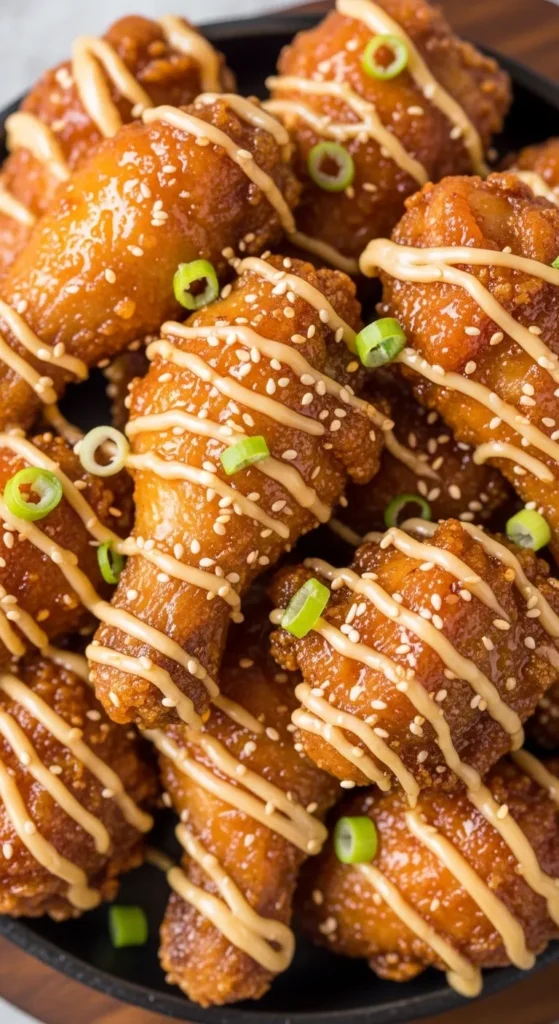 Sticky Honey Butter Korean Fried Chicken Recipe