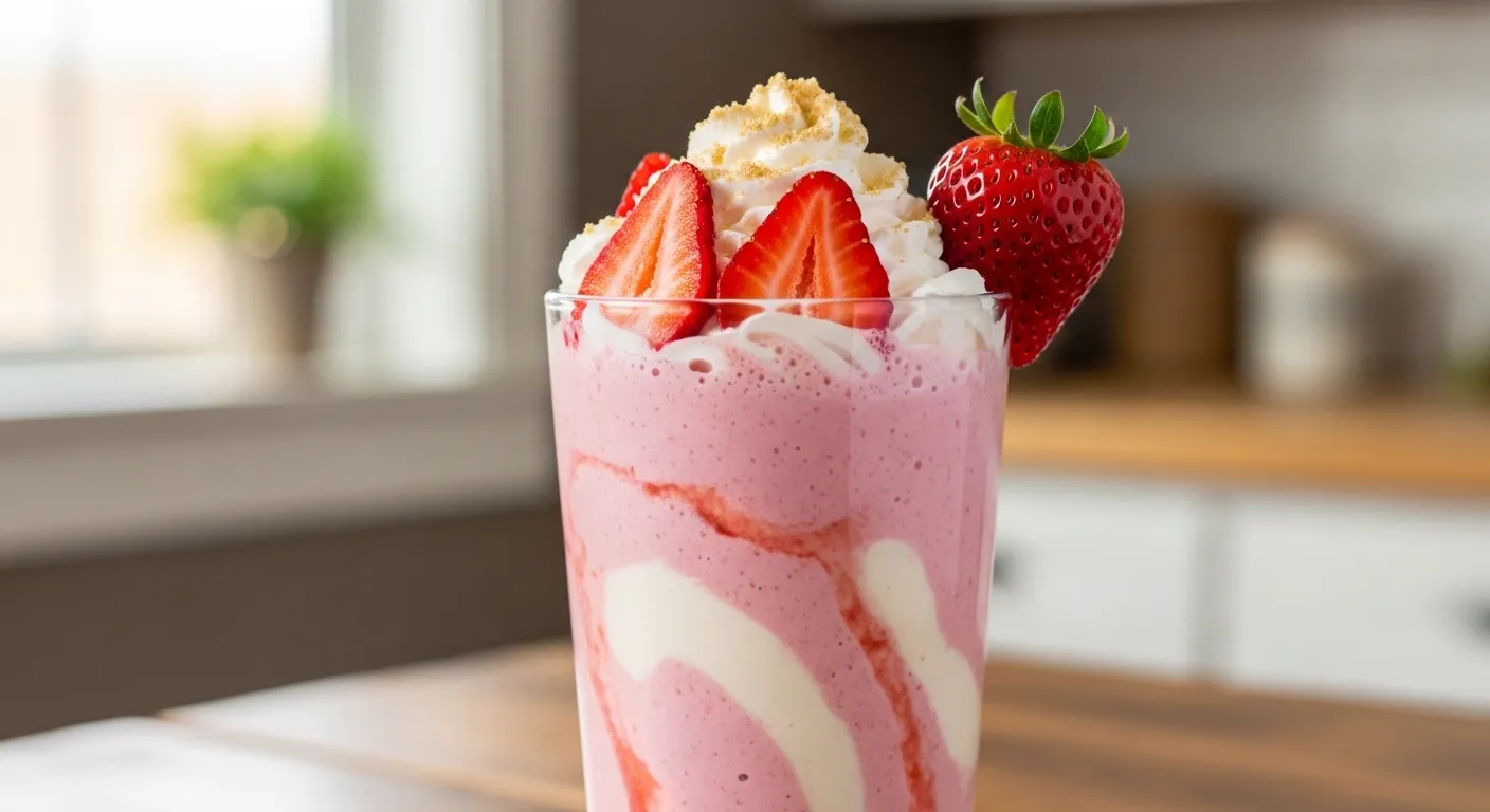 Strawberry Cheesecake Protein Shake Recipe