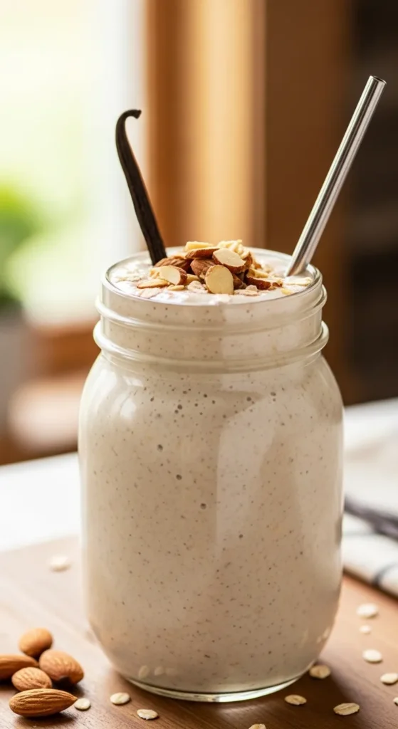 Vanilla Almond Oat Smoothie Recipe