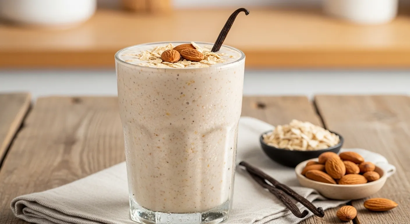 Vanilla Almond Oat Smoothie Recipe