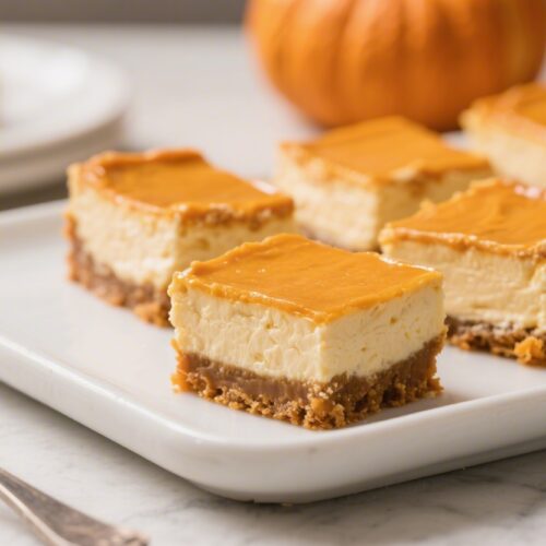 Pumpkin Cheesecake Bars