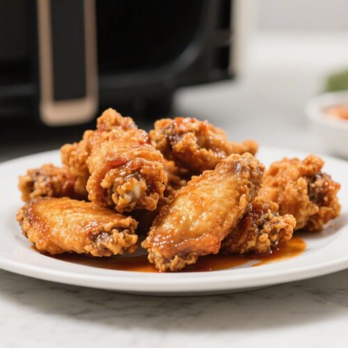 Crispy Korean Fried Chicken Wings in Air Fryer Recipe