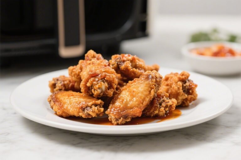 Crispy Korean Fried Chicken Wings in Air Fryer Recipe