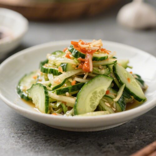 Simple Korean Cucumber Salad