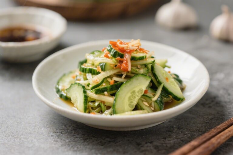 Simple Korean Cucumber Salad