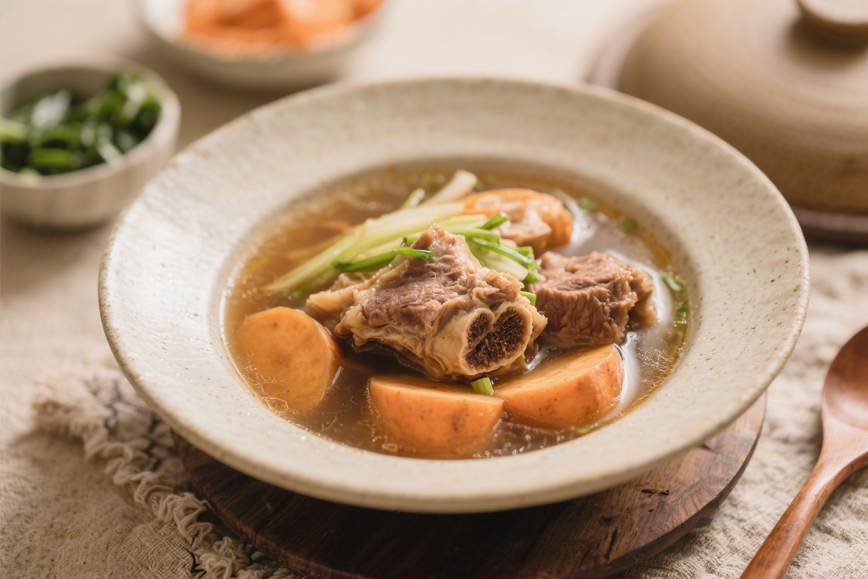 Warm and Comforting Korean Gamjatang Recipe