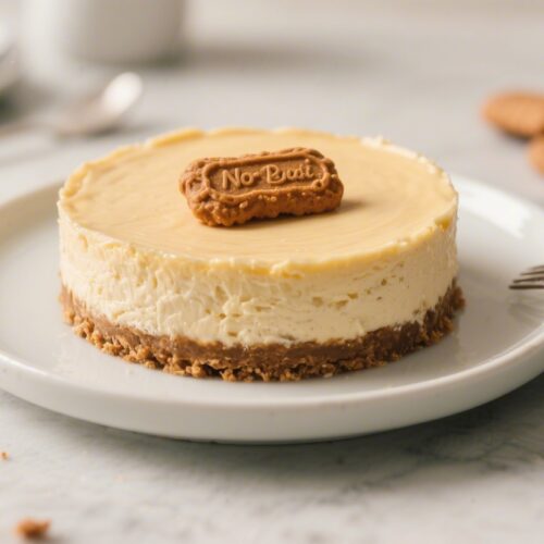 No Bake Biscoff Cheesecake