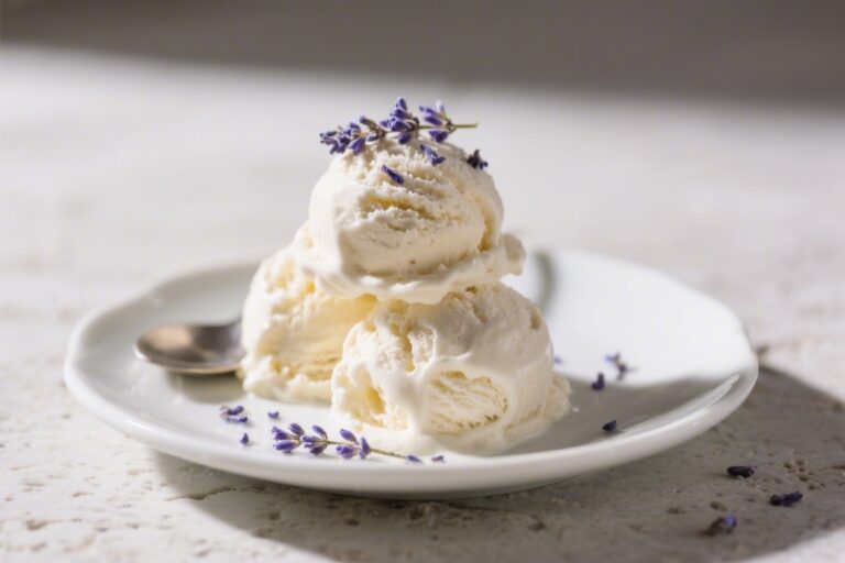 Honey Lavender Ice Cream Recipe