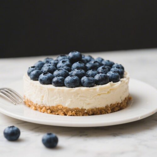 No Bake Blueberry Cheesecake