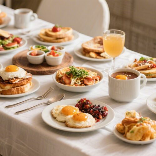 Brunch Spread Table Ideas