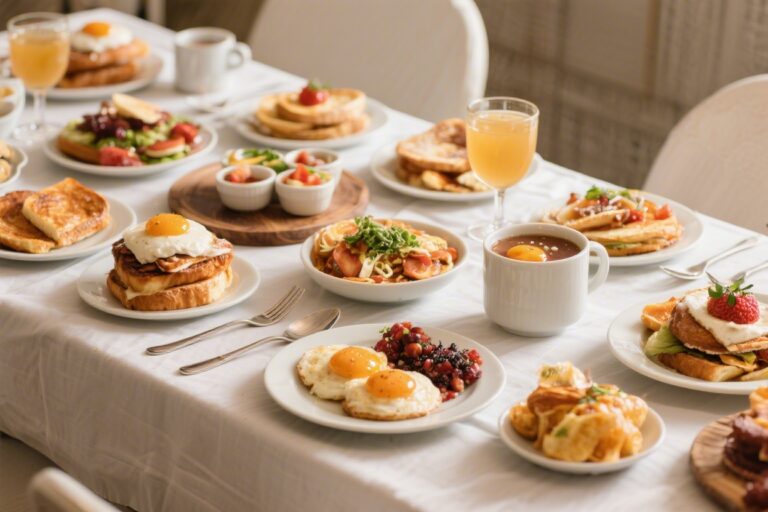 Brunch Spread Table Ideas