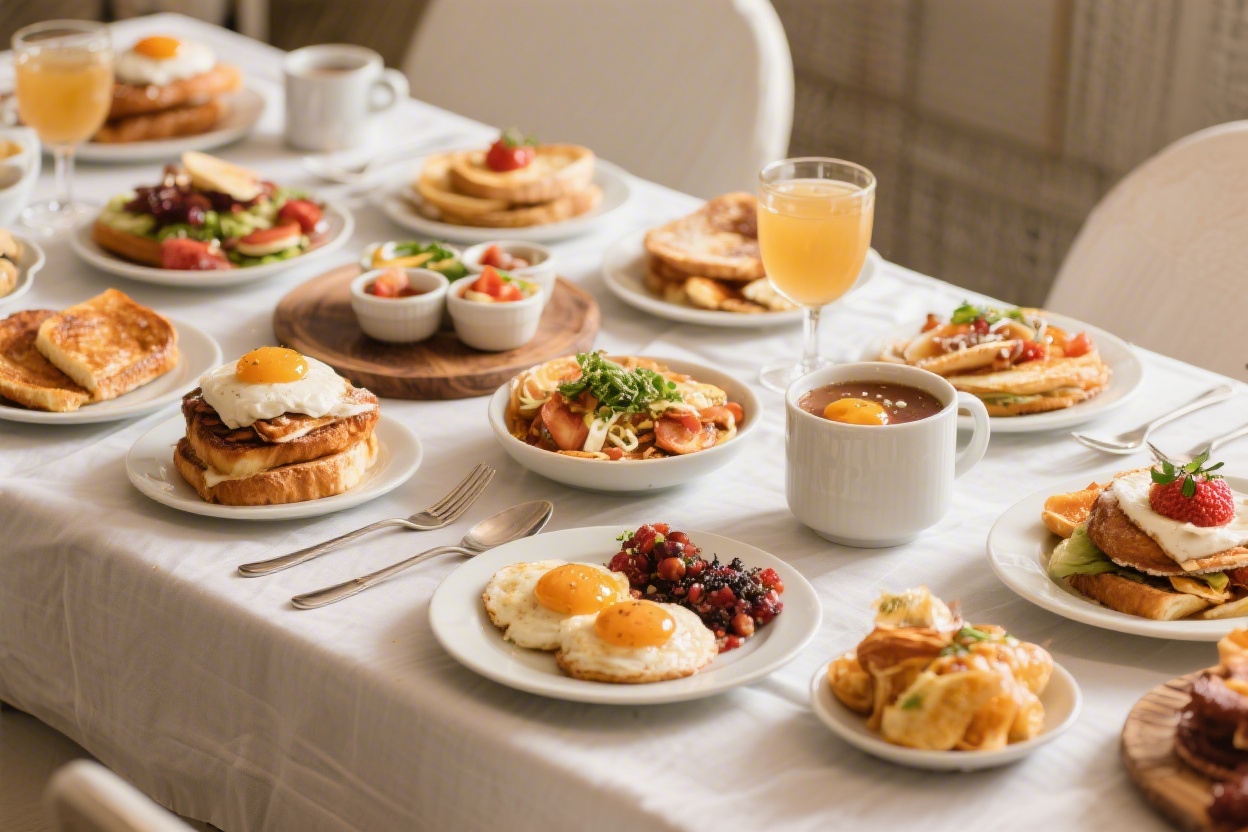 Brunch Spread Table Ideas