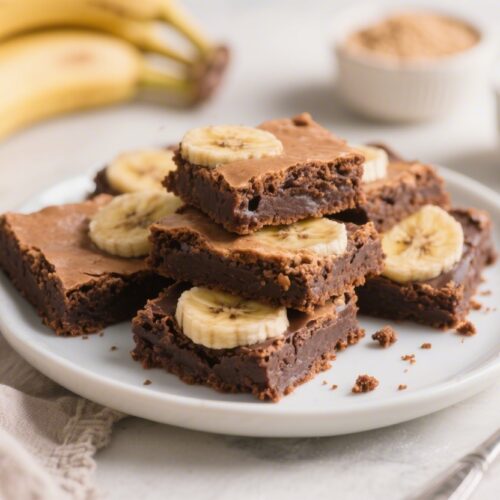 Healthy Banana Brownies