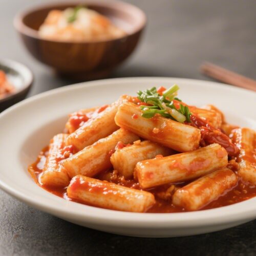 Easy Korean Tteokbokki (Spicy Rice Cakes) Recipe