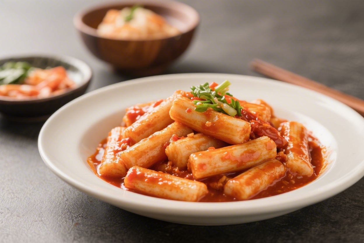Easy Korean Tteokbokki (Spicy Rice Cakes) Recipe