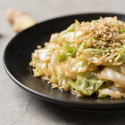 Ginger Sesame Cabbage