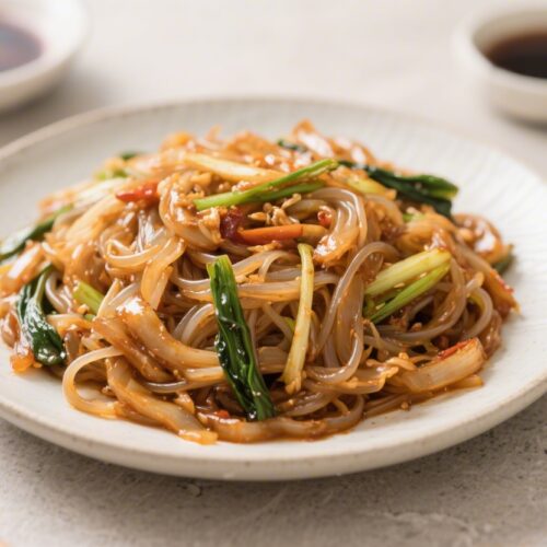 Homemade Korean Japchae Made Easy Recipe