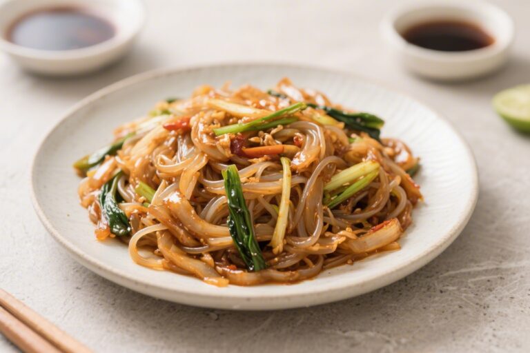 Homemade Korean Japchae Made Easy Recipe