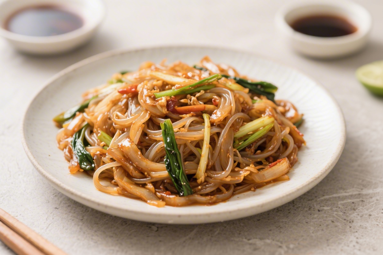 Homemade Korean Japchae Made Easy Recipe