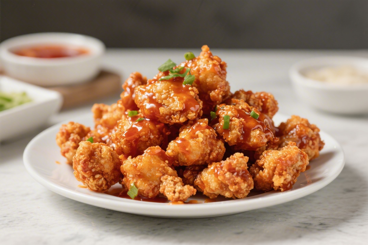 Quick Korean Popcorn Chicken Recipe