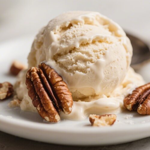 Homemade Butter Pecan Ice Cream