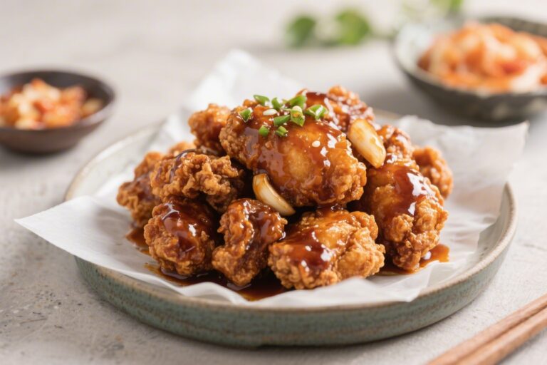 Easy Soy Garlic Korean Fried Chicken Recipe