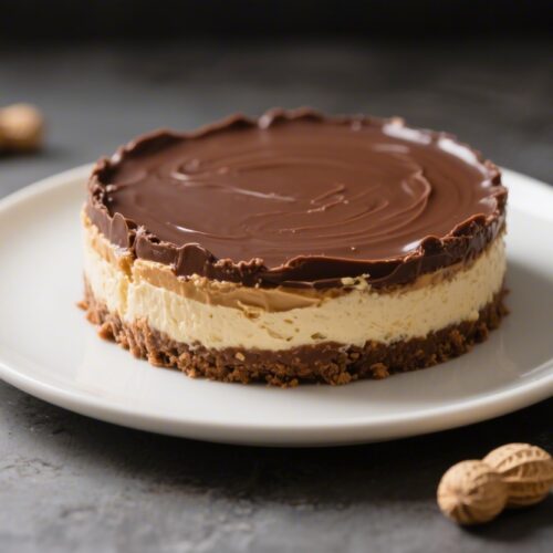 No Bake Chocolate Peanut Butter Cheesecake