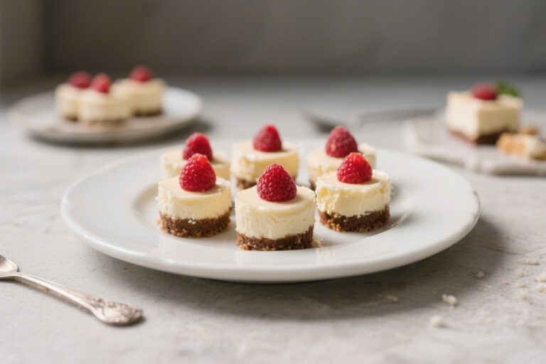 No Bake Cheesecake Bites