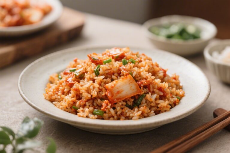 Quick Kimchi Fried Rice (Kimchi Bokkeumbap) at Home – Fast, Flavorful, and Satisfying