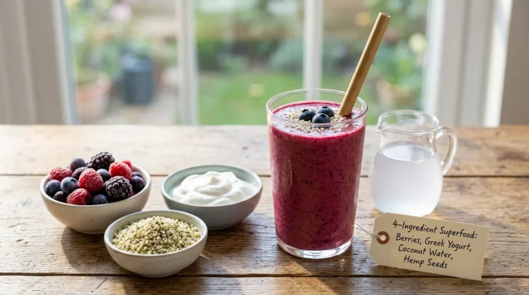 4-Ingredient Superfood Smoothie