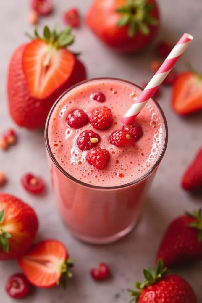 Apple Strawberry Refresh Smoothie