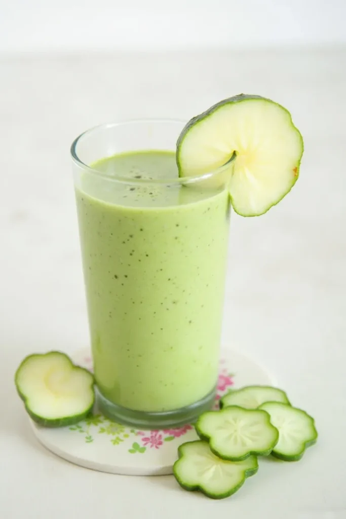 Avocado Cucumber Green Smoothie