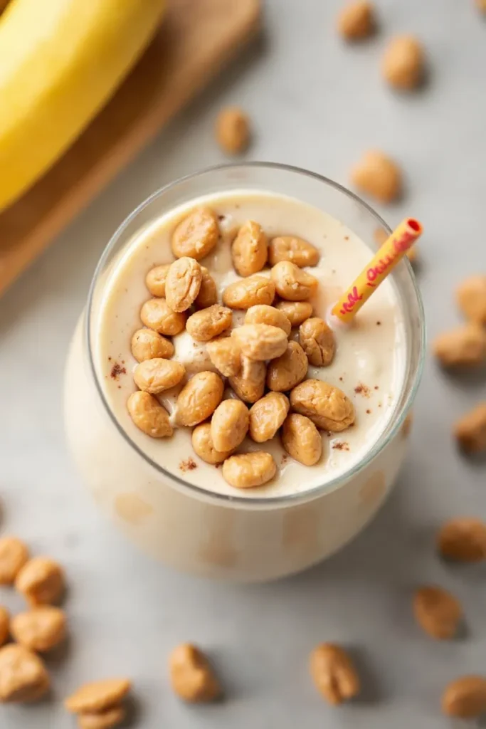 Banana Peanut Butter Yogurt Smoothie